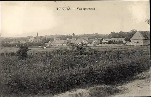 Ak Touques Calvados, Vue generale