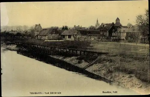 Ak Touques Calvados, Vue generale