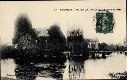 Ak Criquebœuf Calvados, L'Eglise de lierre