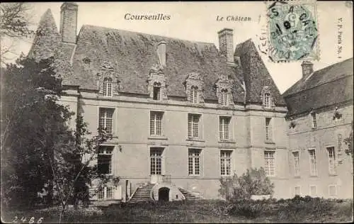 Ak Courseulles Calvados, Le Chateau