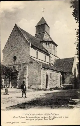 Ak Touques Calvados, L'Eglise Saint Pierre