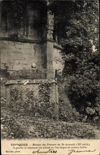 Ak Touques Calvados, Ruines du Prieure de St. Arnoult