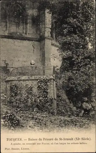 Ak Touques Calvados, Ruines du Prieure de Saint Arnoult