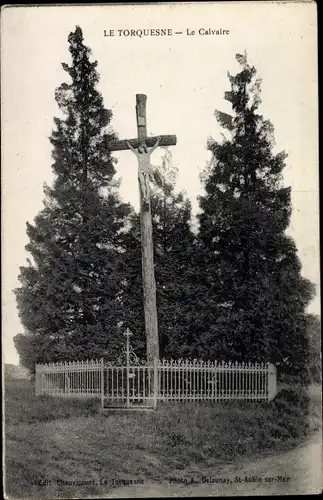 Ak Le Torquesne Calvados, Le Calvaire