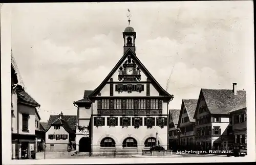 Ak Metzingen in Württemberg, Rathaus