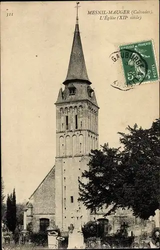 Ak Le Mesnil Mauger Calvados, L'Eglise