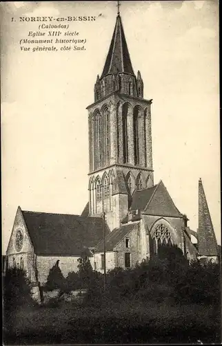 Ak Norrey en Bessin Calvados, L'Eglise