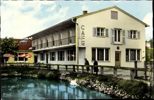 Ak Bad Gögging Neustadt an der Donau Niederbayern, Café Eisvogel