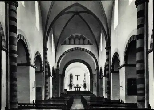 Ak Freckenhorst Warendorf in Westfalen, Mittelschiff in der Stiftskirche