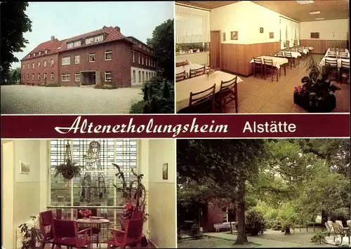 Ak Alstätte Ahaus im Münsterland, Altenerholungsheim, Haaksbergener Str. 36