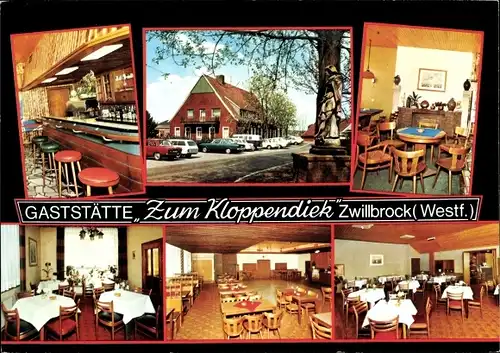 Ak Zwillbrock Vreden im Münsterland, Gaststätte Zum Kloppendiek