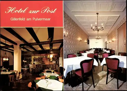 Ak Gillenfeld Eifel, Hotel zur Post
