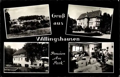 Ak Willingshausen, Pension Am Park, Ort