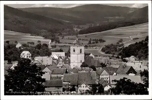 Ak Neukirchen am Knüll Hessen, Blick zum Knüll, Ort