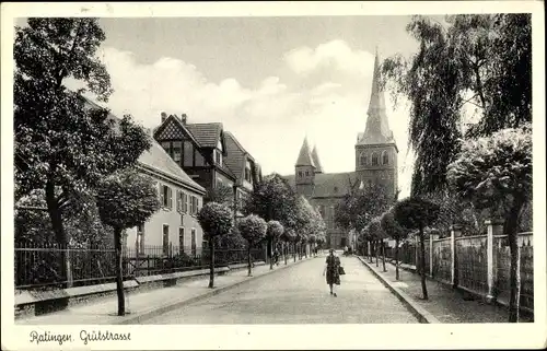 Ak Ratingen Nordrhein Westfalen, Grütstraße