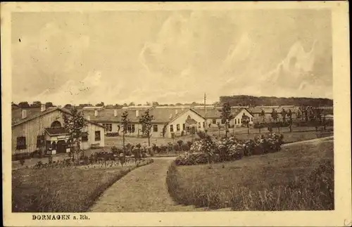Ak Dormagen am Niederrhein, Teilansicht