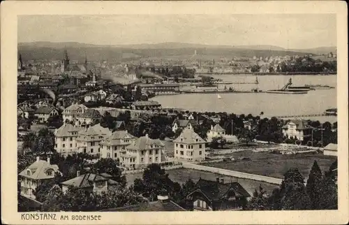 Ak Konstanz am Bodensee, Gesamtansicht