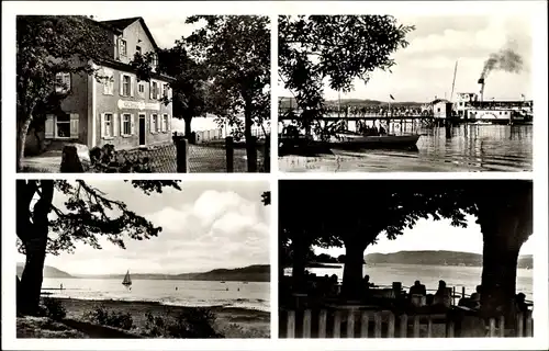 Ak Dingelsdorf Konstanz am Bodensee, Gasthaus Seeschau, Inh. Hermann Baumann