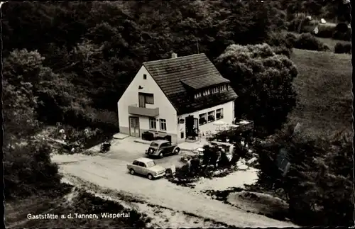 Ak Bad Schwalbach im Taunus, Gaststätte a. d. Tannen, Wispertal