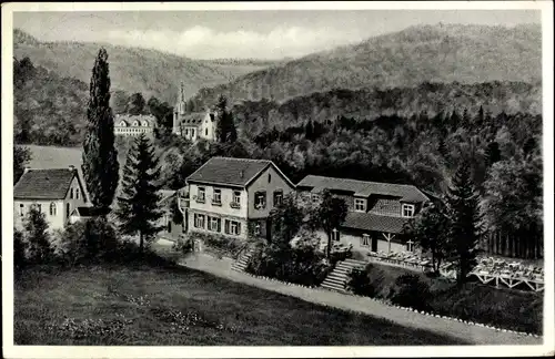 Ak Marienthal im Rheingau Geisenheim am Rhein Hessen, Restaurant und Pension Schleifmühle