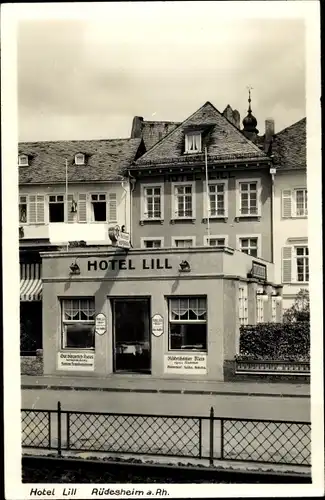 Ak Rüdesheim am Rhein, Hotel Lill