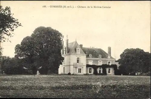 Ak Combrée Maine et Loire, Chateau de la Riviere Cormier