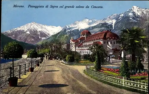 Ak Merano Meran Südtirol, Passeggiata di Sopra, Salone Concerto