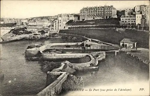 Ak Biarritz Pyrénées Atlantiques, Le Port