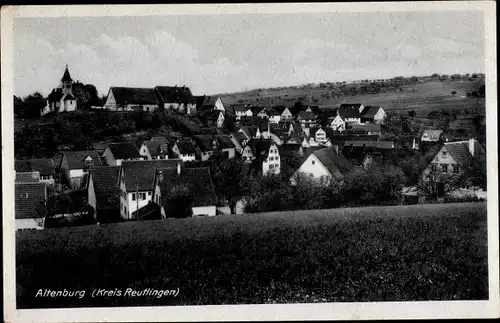 Ak Altenburg Reutlingen in Württemberg, Totalansicht der Ortschaft