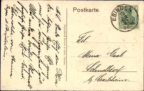 Ak Ebingen Albstadt in Württemberg, Totalansicht der Ortschaft