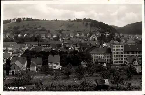Ak Onstmettingen Albstadt im Zollernalbkreis, Totalansicht der Ortschaft