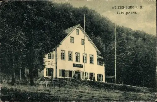 Ak Weißenburg in Mittelfranken Bayern, Gasthaus Ludwigshöhe