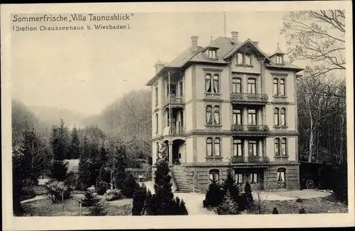 Ak Chausseehaus Wiesbaden in Hessen, Erholungsheim Villa Taunusblick