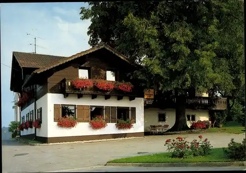 Ak Atzenzell Traitsching Bayr. Wald, Gasthof Zur Linde