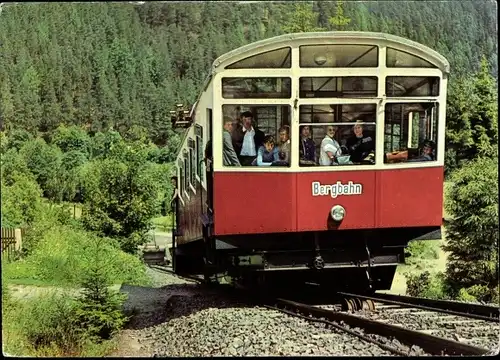 Ak Oberweißbach im Weißbachtal Thüringen, Bergbahn