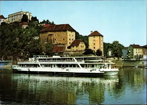 Ak Passau in Niederbayern, Veste Ober- und Niederhaus mit M. S. Rakoczi