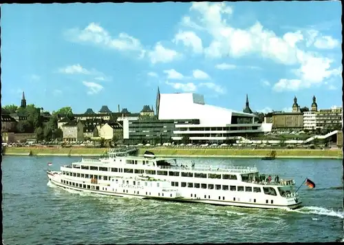 Ak Bonn am Rhein, Theater, Rheindampfer Deutschland