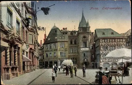 Ak Mainz am Rhein, Liebfrauenplatz