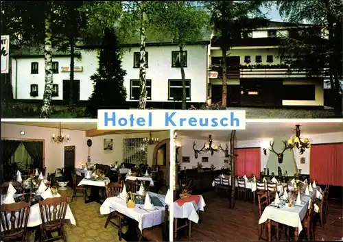 Ak Amel Wallonien Lüttich, Hotel Kreusch