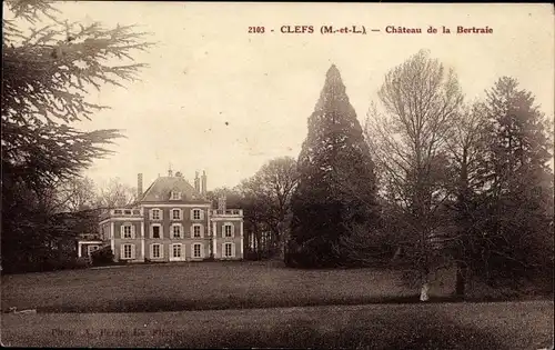 Ak Clefs Maine et Loire, Chateau de la Bertraie