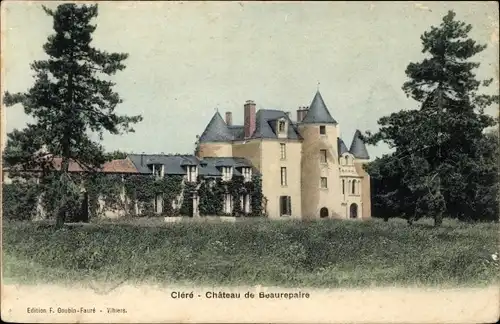 Ak Cléré sur Layon Maine et Loire, Chateau de Beaurepaire