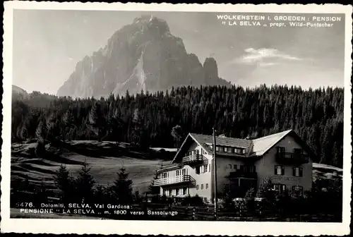 Ak Wolkenstein in Gröden Selva di Valgardena Südtirol, Pension La Selva