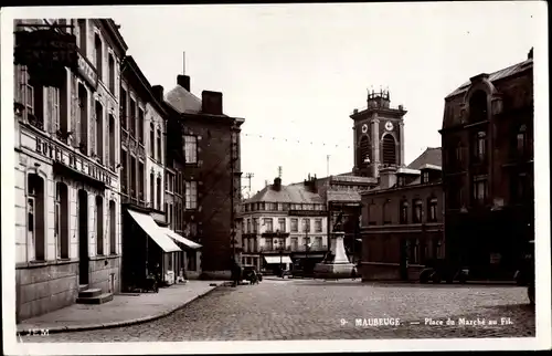 Ak Maubeuge Nord, Place du Marche