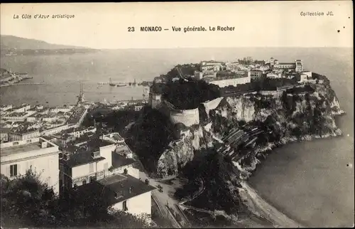 Ak Monaco, Vue generale, Le Rocher