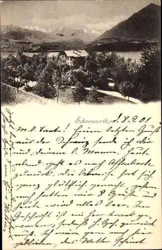 Ak Schönörtli Sigriswil Kanton Bern, Panorama