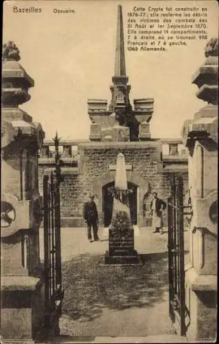 Ak Bazeilles Ardennes, Ossuaire
