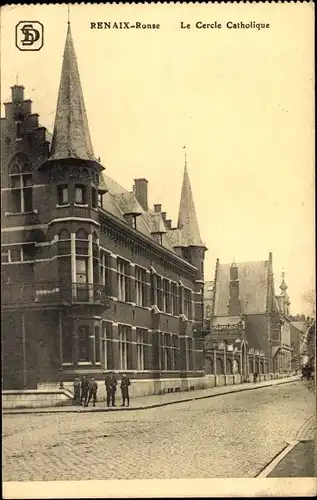 Ak Ronse Renaix Ostflandern, Le Cercle Catholique