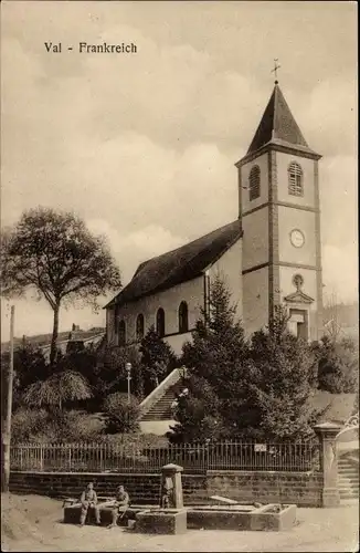 Ak Val Meurthe et Moselle, L'Eglise