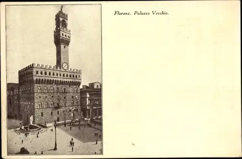 Ak Firenze Florenz Toscana, Palazzo Vecchio