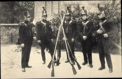 Ak Belgien, Fete Militaire du Centenaire, 2me Chasseurs a pied 1845
